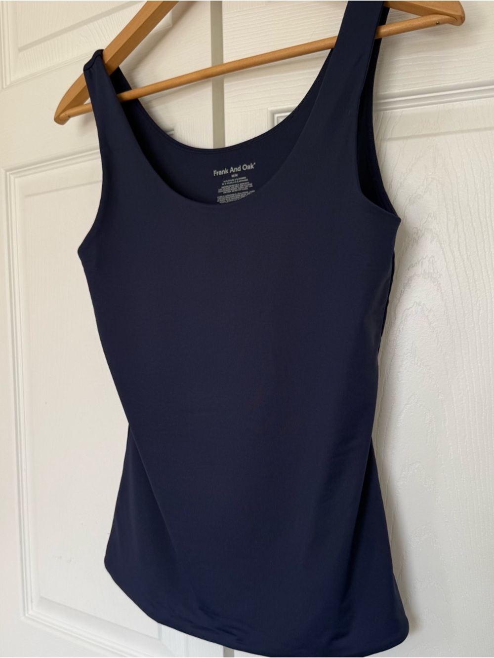 Frank & Oak Navy Scoop Neck Tank